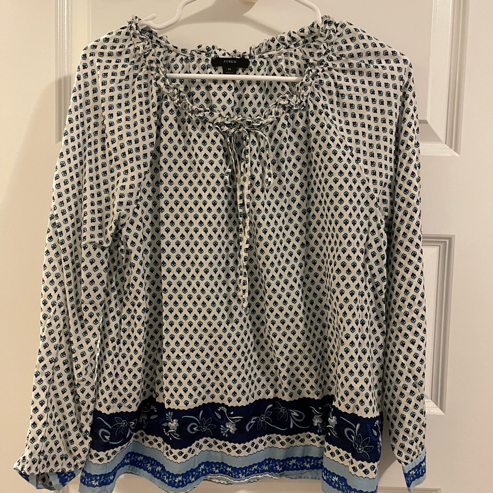 J Crew size medium cotton top